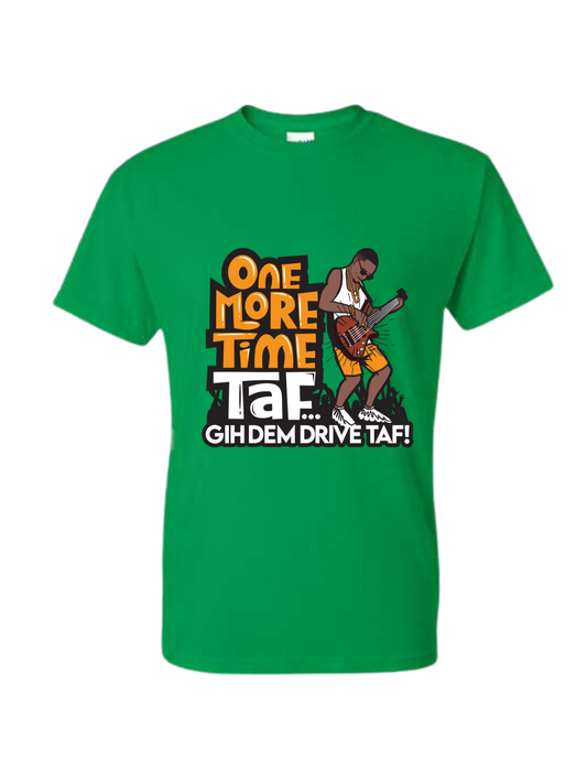 One More Time Taf Logo Print - Green